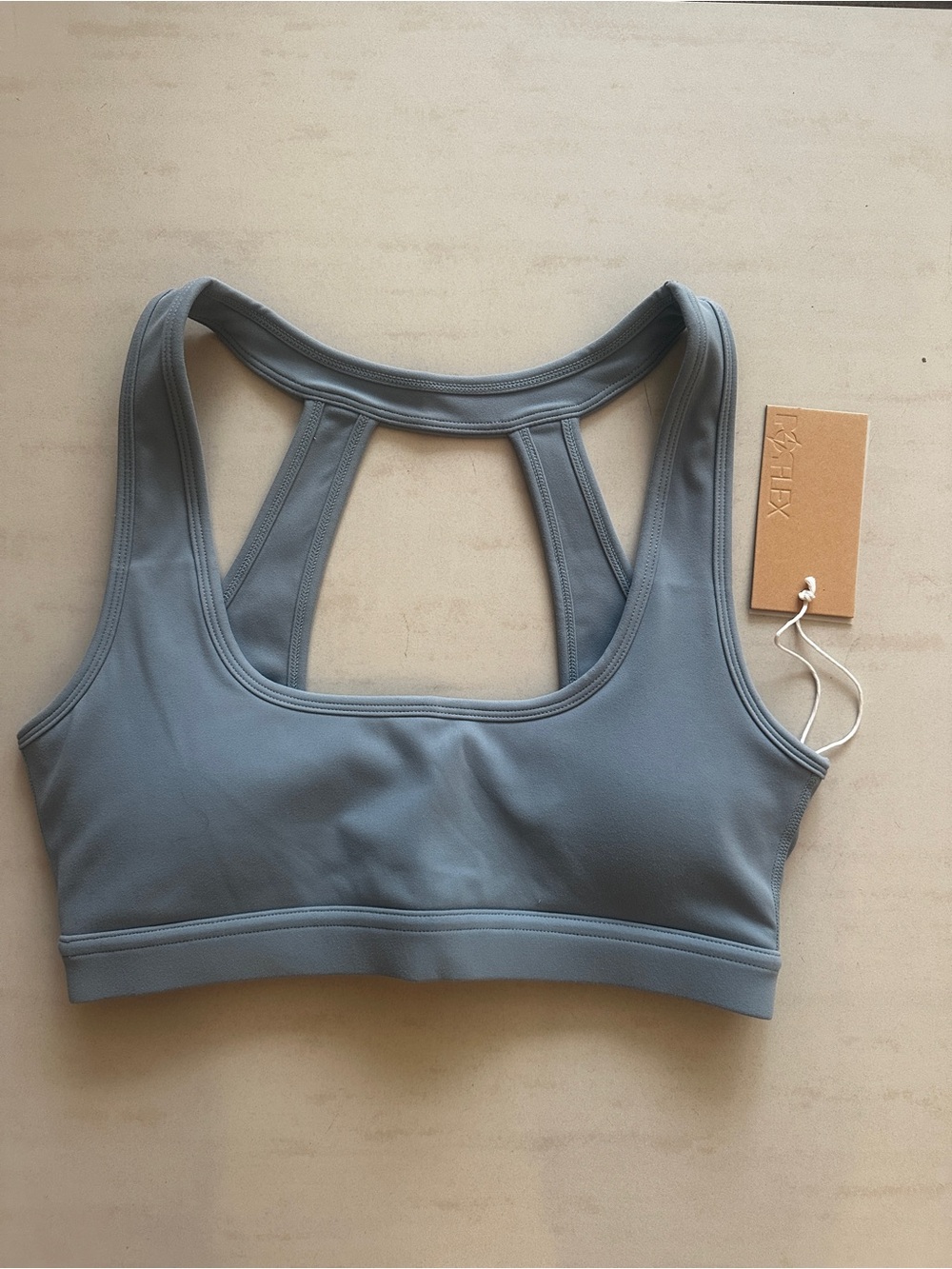 Popflex Blue/Grey Sports Bra